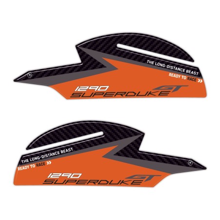 Adesivi Protezioni laterali moto compatibili con KTM 1290 Super Duke GT 2022-24