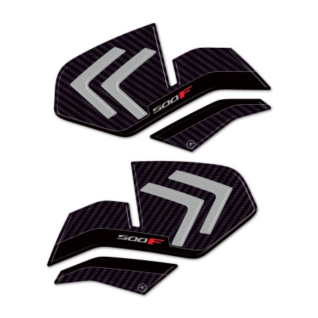 Adesivi 3D Protezioni Laterali serbatoio compatibili con Honda CB500F 2019-23
