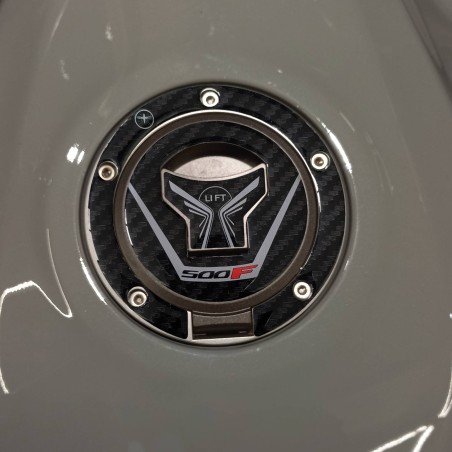 Adesivo 3D protezione tappo serbatoio moto compatibile con Honda CB500F 2016-23