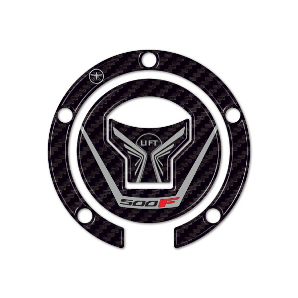 Adesivo 3D protezione tappo serbatoio moto compatibile con Honda CB500F 2016-23