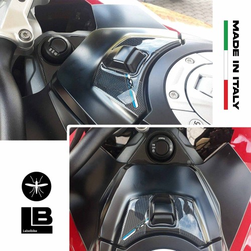 2 3D-Schlüsselschutzaufkleber und Kartenfächer kompatibel BMW S1000XR 2020-2021 2