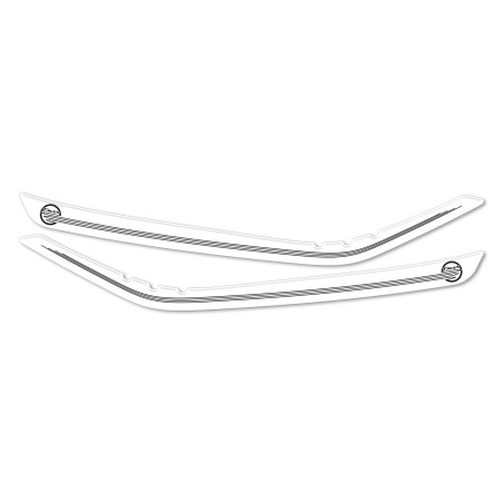 2 ADHESIVOS 3D PARA PROTECCIÓN DE MANGO TMAX 530 compatible con YAMAHA T MAX 2008-2016