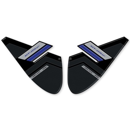 2 Stickers 3D tank side protectors compatible with Yamaha Mt09 SP 2021