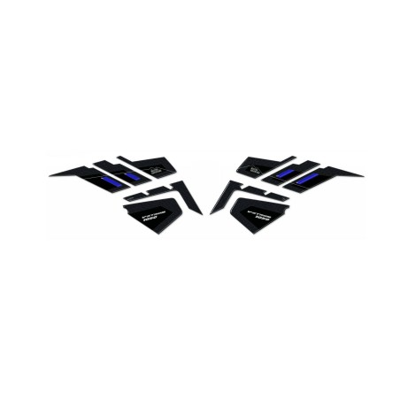 2 ADESIVI 3D PROTEZIONI LATERALI SERBATOIO MOTO compatibili SUZUKI V-STROM 1050