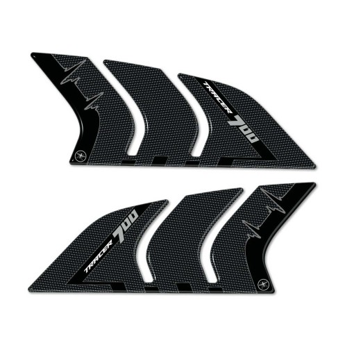 2 3D stickers motorbike tank side protectors compatible Yamaha Tracer 700