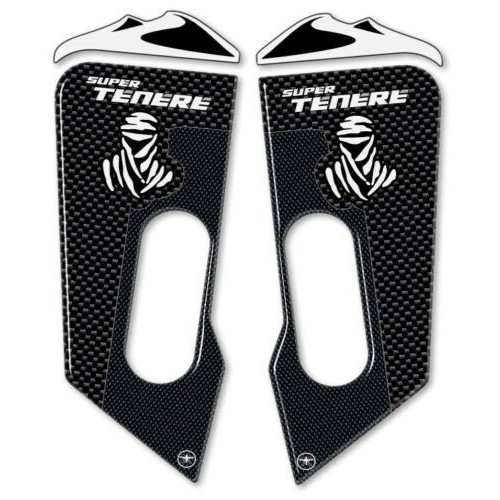 2 3D ADHESIVE FRONT PANEL PROTECTIONS kompatibel für YAMAHA SUPER TENERE 2