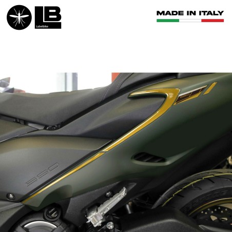 2 ADESIVI gel 3D PARASPIGOLI CODONE scooter compatibili YAMAHA TMAX 560 2020-21