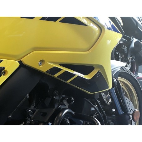 2 ADESIVI gel 3D PROTEZIONI DEFLETTORI per MOTO compatibili SUZUKI V-STROM 1050