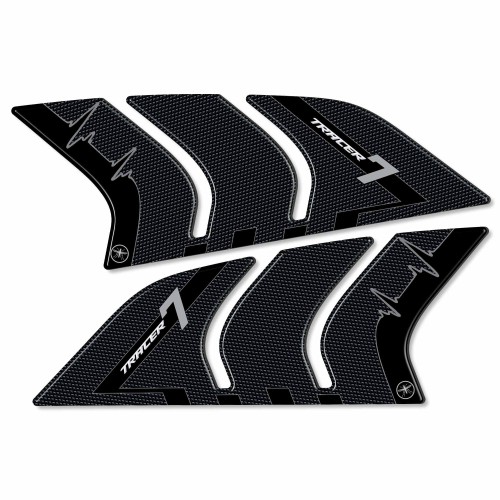 2 pegatinas de gel 3D protectores laterales de depósito de moto compatible Yamaha Tracer 7 a partir de 2021 2