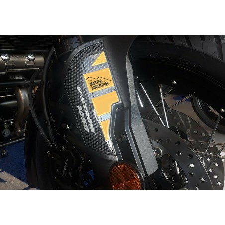 2 PEGATINAS DE GEL 3D PARA PROTECTORES DE DESCANSO para MOTOCICLETAS compatibles SUZUKI V-STROM 1050