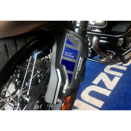 2 PEGATINAS DE GEL 3D PARA PROTECTORES DE DESCANSO para MOTOCICLETAS compatibles SUZUKI V-STROM 1050