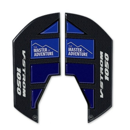 2 3D gel STICKERS FOR REST GUARDS for compatible MOTORCYCLES SUZUKI V-STROM 1050