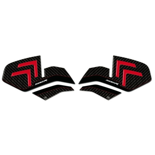2 3D Gel-Seitenschutz-Adhäsive kompatibel für HONDA CBR 500R MOTORRAD 2