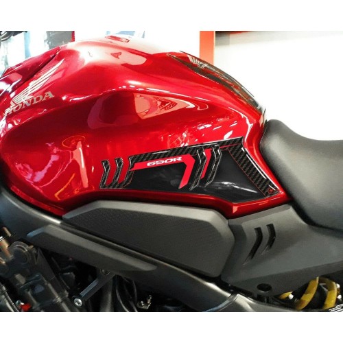 2 ADESIVI in gel 3D PROTEZIONI LATERALI compatibili per MOTO HONDA CBR 650R 