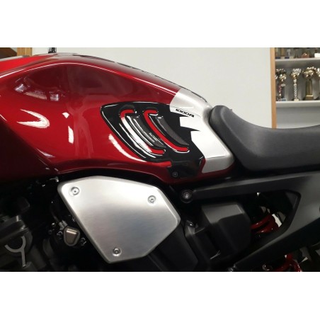 2 ADESIVI in gel 3D PROTEZIONI LATERALI MOTO compatibili HONDA CB1000R 2018-2019