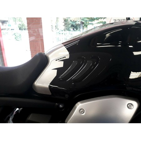 2 ADESIVI in gel 3D PROTEZIONI LATERALI MOTO compatibili HONDA CB1000R 2018-2019