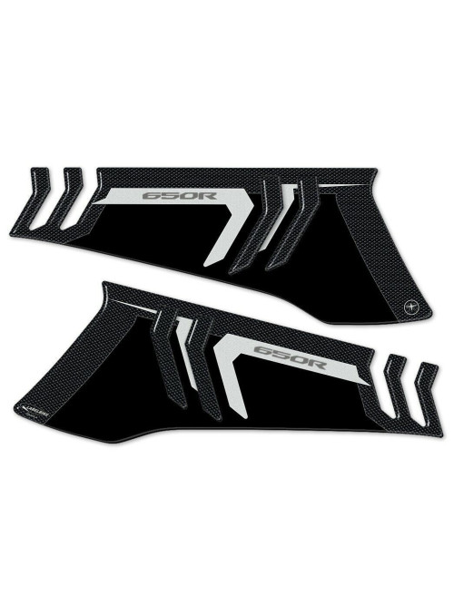 2 pegatinas de gel 3D protectores laterales moto compatible Honda CBR 650R 2