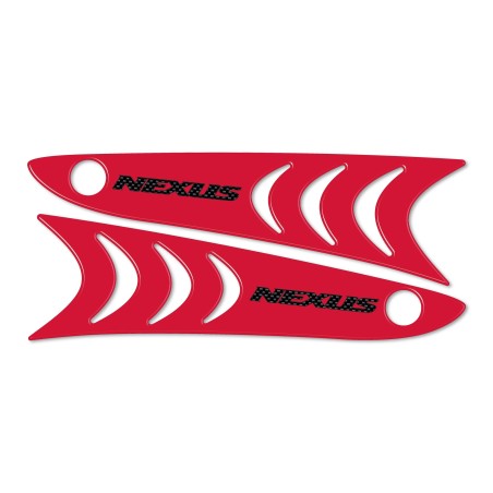 2 Adesivi In Resina Gel Protezioni Pedana Compatibili Per Gilera Nexus 300-500