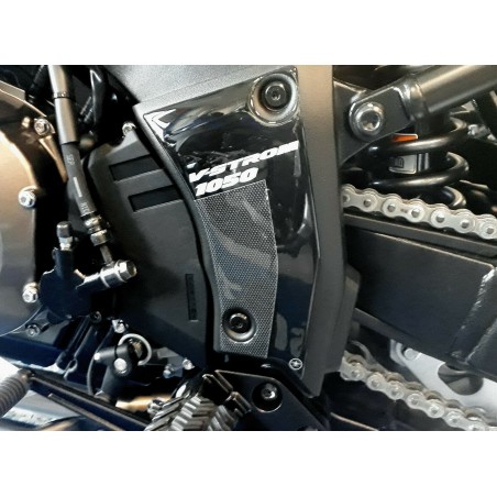 2 Adesivi PROTEZIONI BATTITACCO in gel 3D compatibili per SUZUKI V-STROM 1050