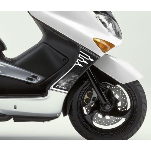 2 PEGATINAS 3D compatibles para Laterales Carenado Scooter T MAX YAMAHA TMAX 2001-2007