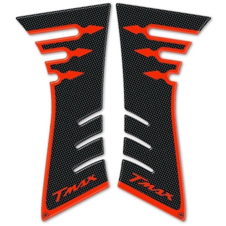 2 PEGATINAS 3D compatibles para Laterales Carenado Scooter T MAX YAMAHA TMAX 2001-2007