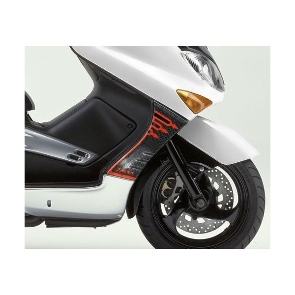 2 kompatible 3D-Aufkleber für die Verkleidungsseiten des T-MAX-Rollers, Yamaha TMAX 2001–2007