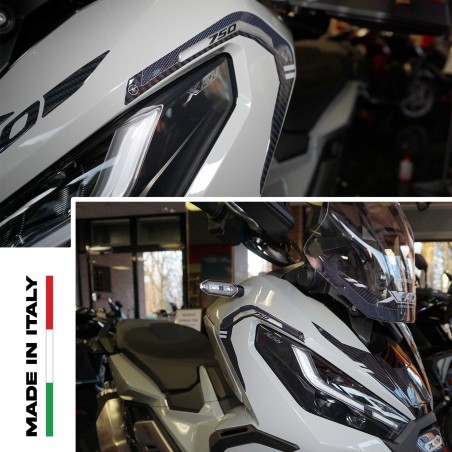 2 Adesivi 3d Protezione Spigoli Carene Moto Compatibili Honda X-Adv 2021-2023