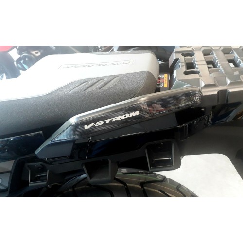 2 PEGATINAS 3D para protecciones manillar MOTO pasajero compatible con SUZUKI V-STROM 1050