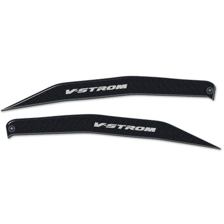 2 PEGATINAS 3D para protecciones manillar MOTO pasajero compatible con SUZUKI V-STROM 1050