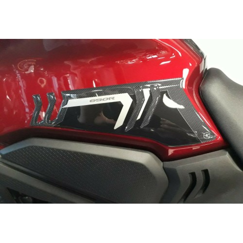 2 PEGATINAS de gel 3D para PROTECCIONES LATERALES CB 650 R compatibles para MOTO HONDA CB650R