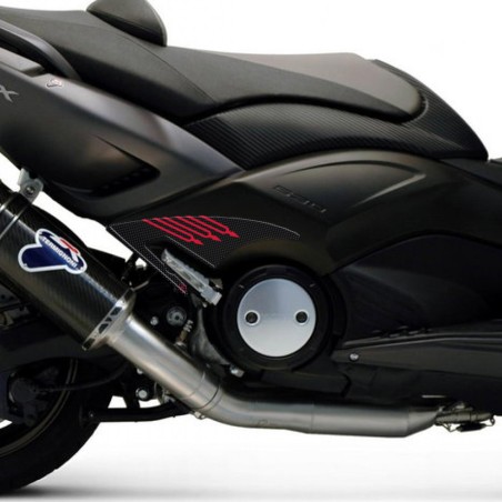 2 ADESIVI in GEL compatibili per YAMAHA TMAX 530 protezioni PASSEGGERO 2012-2016