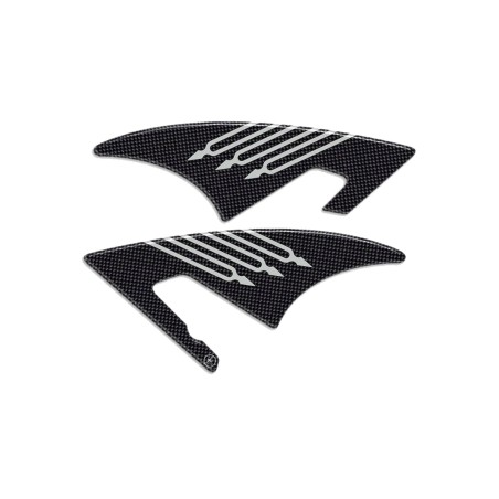 2 ADESIVI in GEL compatibili per YAMAHA TMAX 530 protezioni PASSEGGERO 2012-2016
