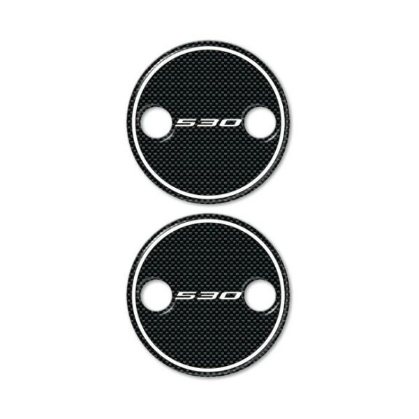 2 ADESIVI in resina 3D TMAX 530 compatibili per carter Scooter YAMAHA 2012-2016