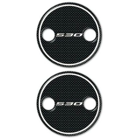 2 3D resin STICKERS TMAX 530 compatible for YAMAHA 2012-2016 Scooter crankcase