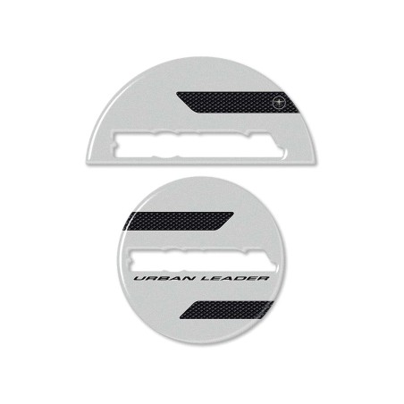 2 adesivi in resina gel 3D protezioni carter scooter compatibili Honda Forza 750