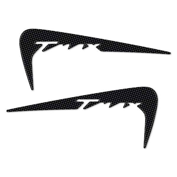 2 3D CORNER GUARD ADHESIVES-STICKERS compatible for T MAX YAMAHA TMAX 2008-2011