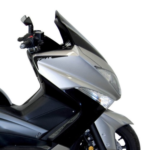 2 ADHESIVOS-PEGATINAS PROTECTORES DE ESQUINAS 3D compatibles para T MAX YAMAHA TMAX 2008-2011