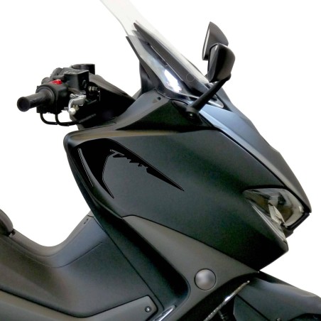 2 ADHESIVOS-PEGATINAS ESQUINAS de gel 3D TMAX 530 compatibles para YAMAHA 2017-2019