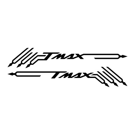 2 ADESIVI/STICKERS Sottocarene TMAX compatibili x SCOOTER YAMAHA T MAX 2001-2021