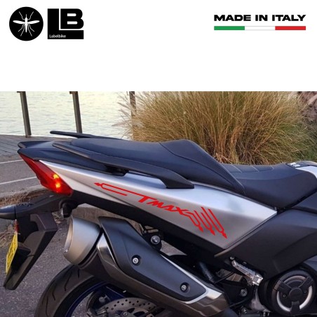 2 ADESIVI/STICKERS Sottocarene TMAX compatibili x SCOOTER YAMAHA T MAX 2001-2021