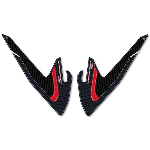 2 PROTECCIONES DE DEPÓSITO LATERALES 3D compatibles para MOTO DUCATI HYPERMOTARD 950