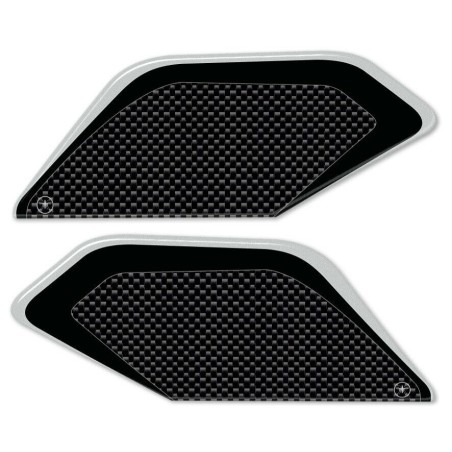 2 PROTEZIONI GEL 3D LATERALI SERBATOIO MOTO compatibili MV AGUSTA TURISMO VELOCE 