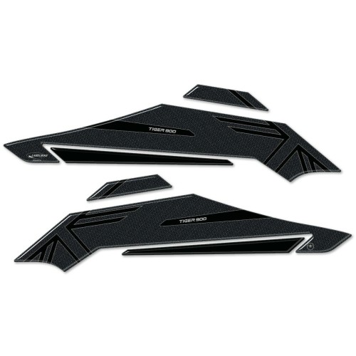 2 protections latérales de réservoir en gel 3D compatibles avec les motos Triumph Tiger 900 Rally 2