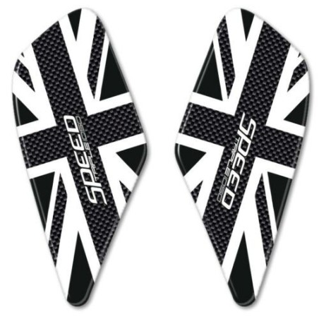 2 PROTECCIONES DE RODILLAS 3D compatibles para MOTO triunfo SPEED TRIPLE 2016 - 2019 