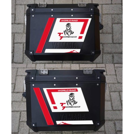 Adesivi 3D Borse Laterali compatibili con Yamaha Tenere 700 Rally Edition 2022