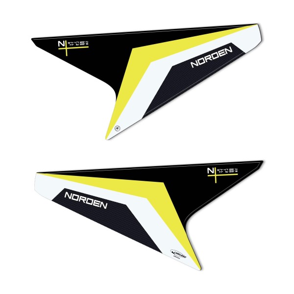 Adesivi 3D Fianchi laterali coda compatibili con Husqvarna Norden 901