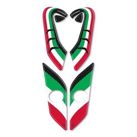 Adesivi 3D Italia Protezioni compatibili per Moto Ducati Hypermotard Hyperstrada