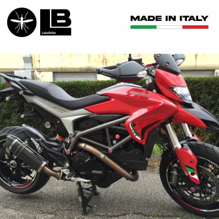 Adesivi 3D Italia Protezioni compatibili per Moto Ducati Hypermotard Hyperstrada