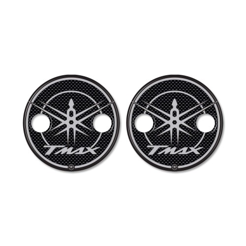 2 3D Resina CARTER ADHESIVOS Scooter compatible YAMAHA TMAX 2001 a 2016 2