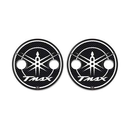 2 3D Resin CARTER ADHESIVES Scooter compatible YAMAHA TMAX 2001 to 2016